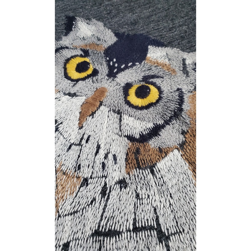 Mini Boden Boys Grey Heather Embroidered Owl Shirt - Picture 2 of 3